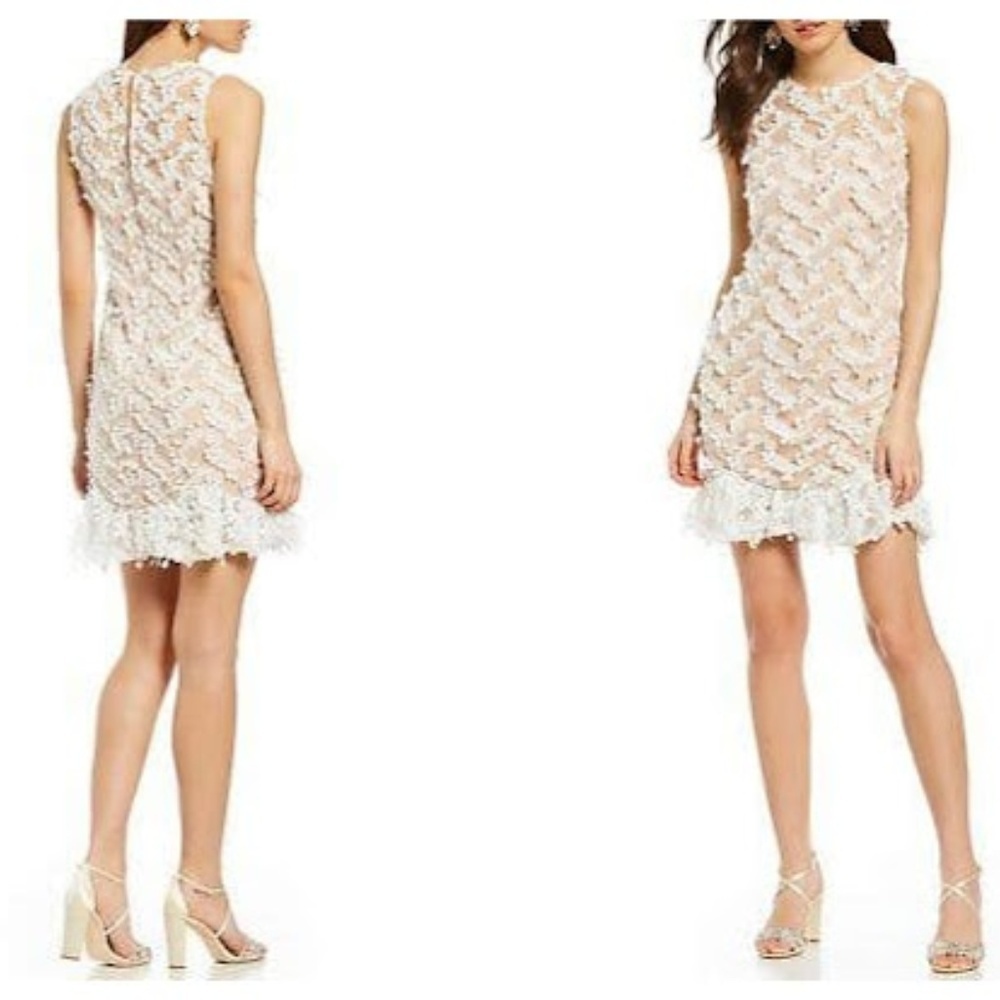 Belle Badgley Mischka Bridget Polka Dot Dress
